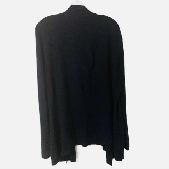 Liz Claiborne Career Navy Open-Front Cardigan - Picture 2 of 2